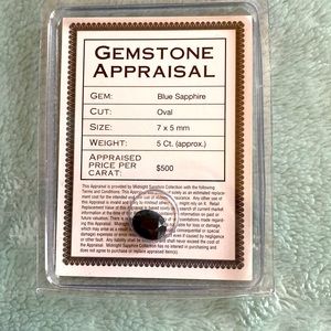 Midnight Sapphire 5 carat loose stone